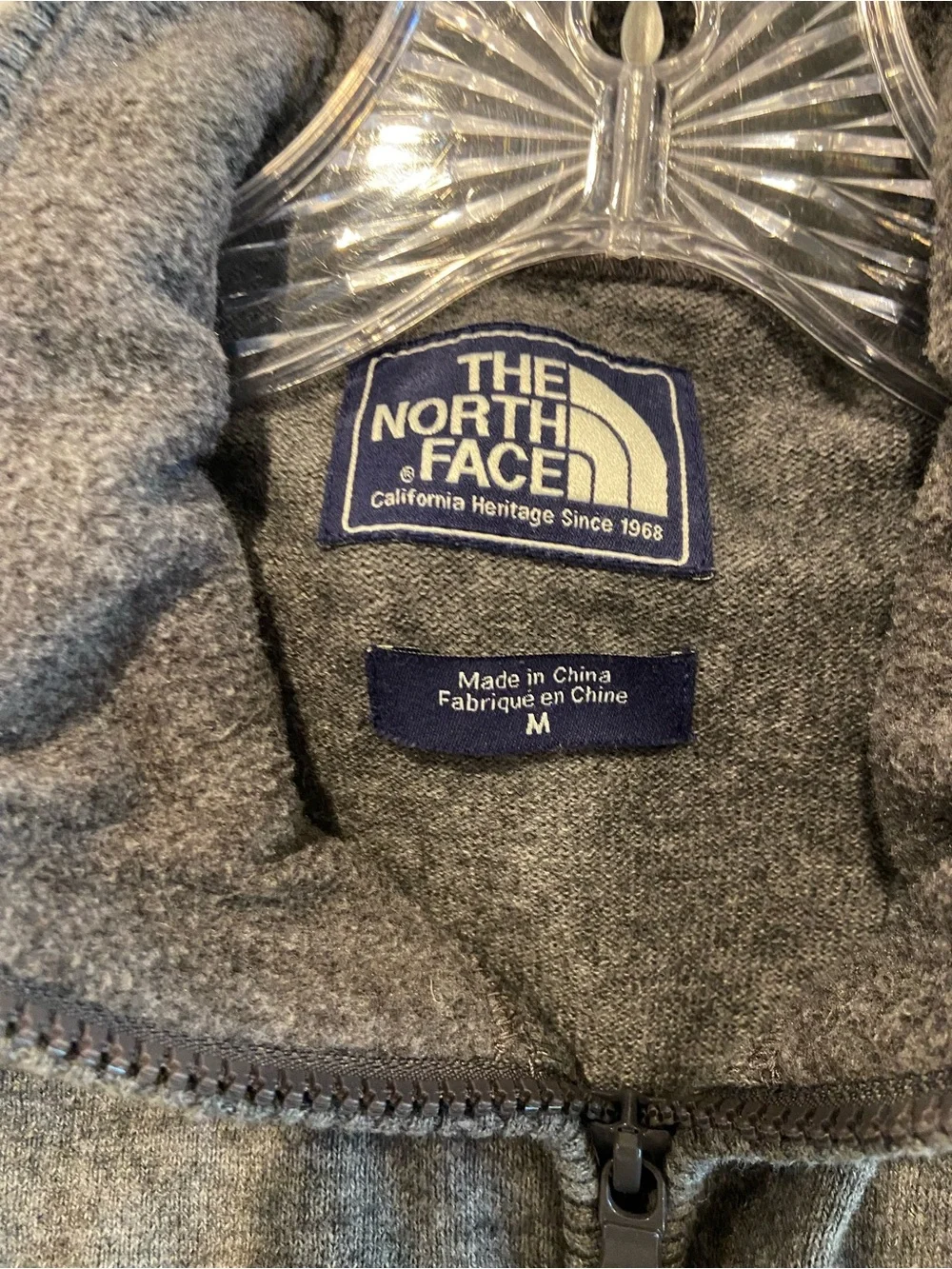 The North Face Men's Charcoal Gray Quarter-Zip Sweater